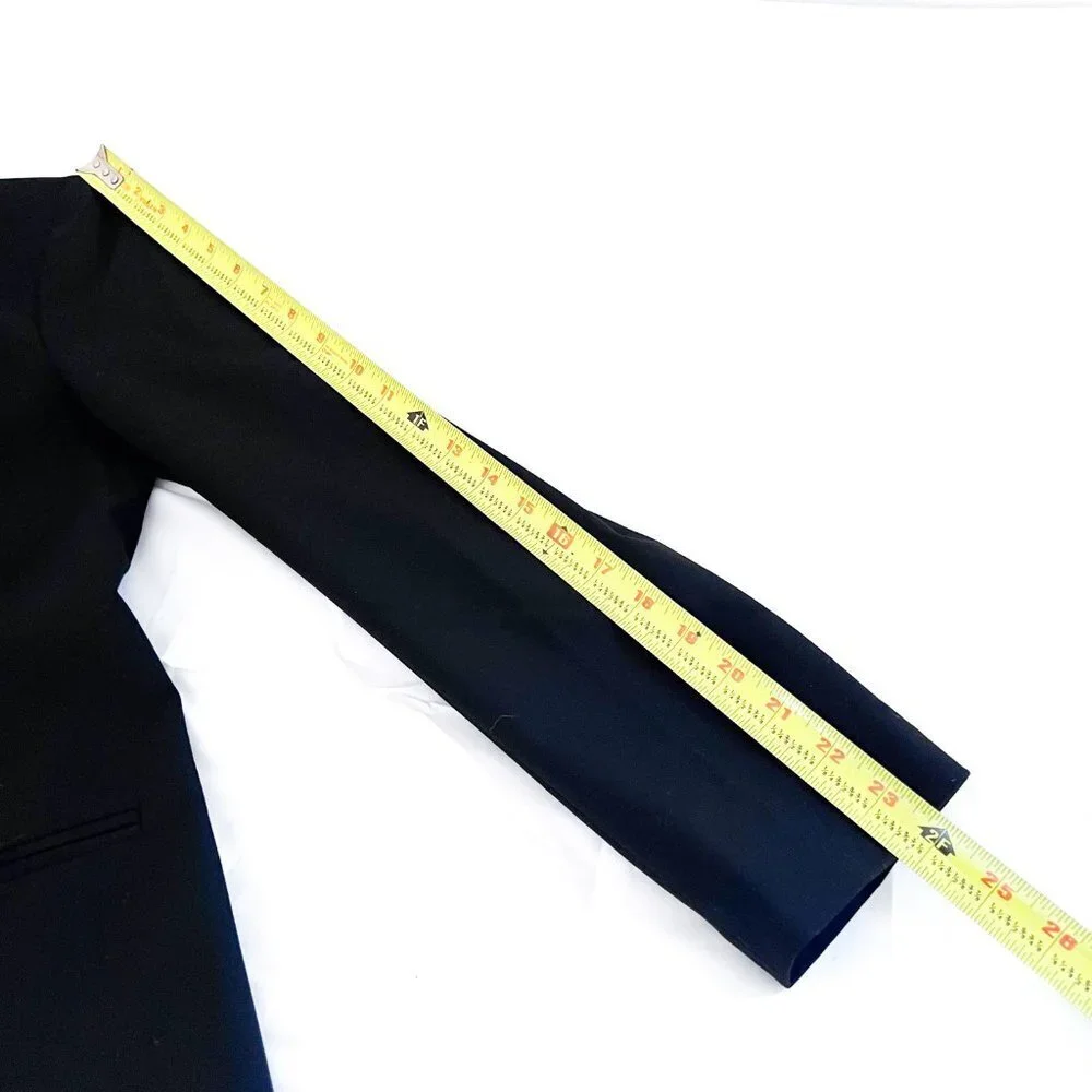 J.Crew Black One Button Blazer Size 2